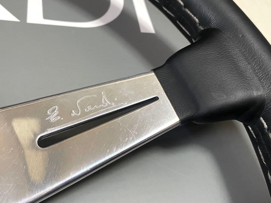 希少【NARDI】FET レザーステアリング　36Φ 【ナルディ】