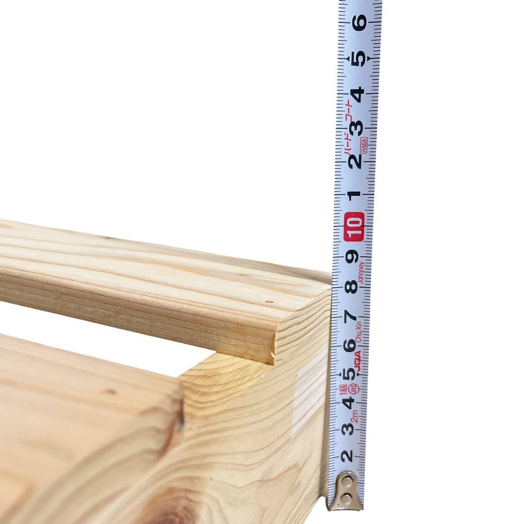 天然木すのこ　8枚セット　パレット　48.5cm シングルベッド　厚さ8cm