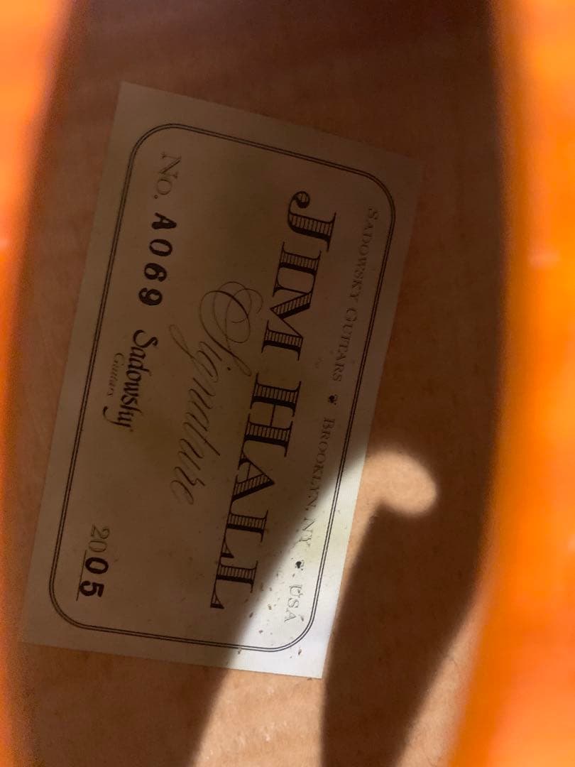 Sadowsky Jim Hall Model 初期型