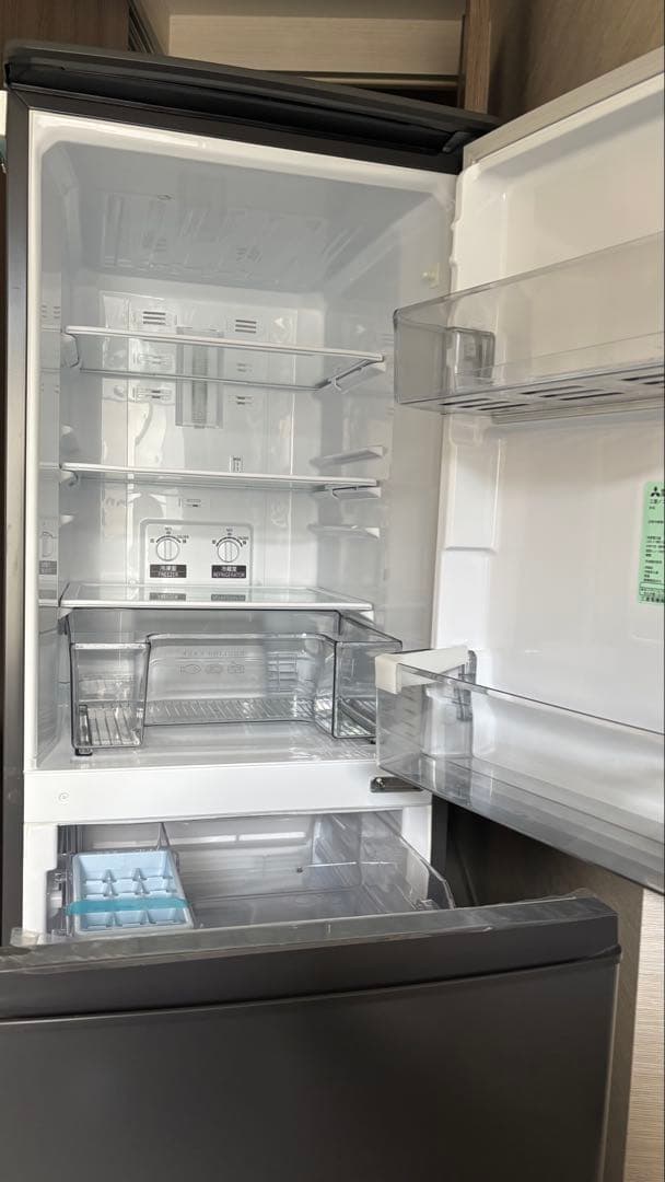 【きく】MR-P15J-H ブラック 冷蔵庫