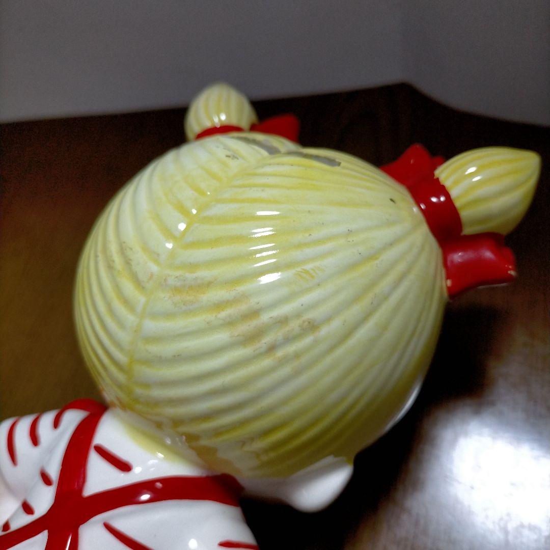 レア！内藤ルネ 貯金箱 陶器 女の子