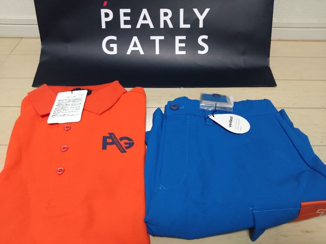 PEARLY GATES シャツ　ショートパンツ上下セット