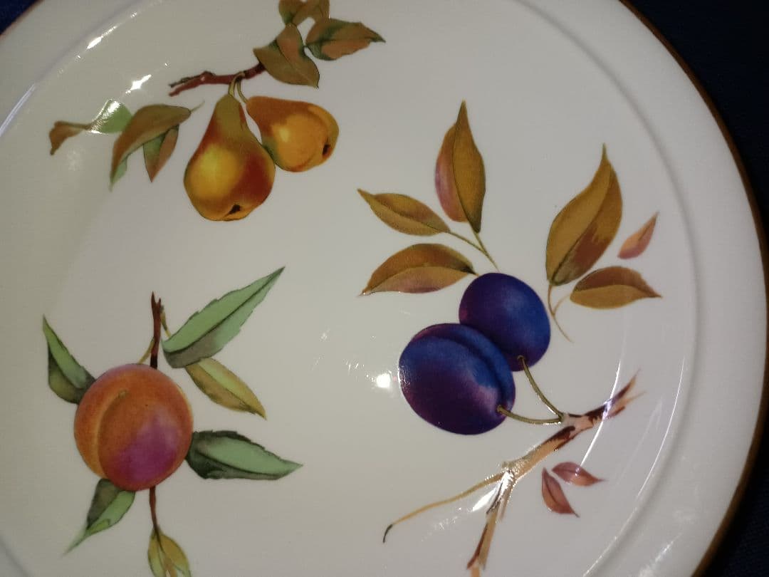 ロイヤルウースター　イヴシャムゴールド　(金淵)　5枚セット　スープ　シチュー皿