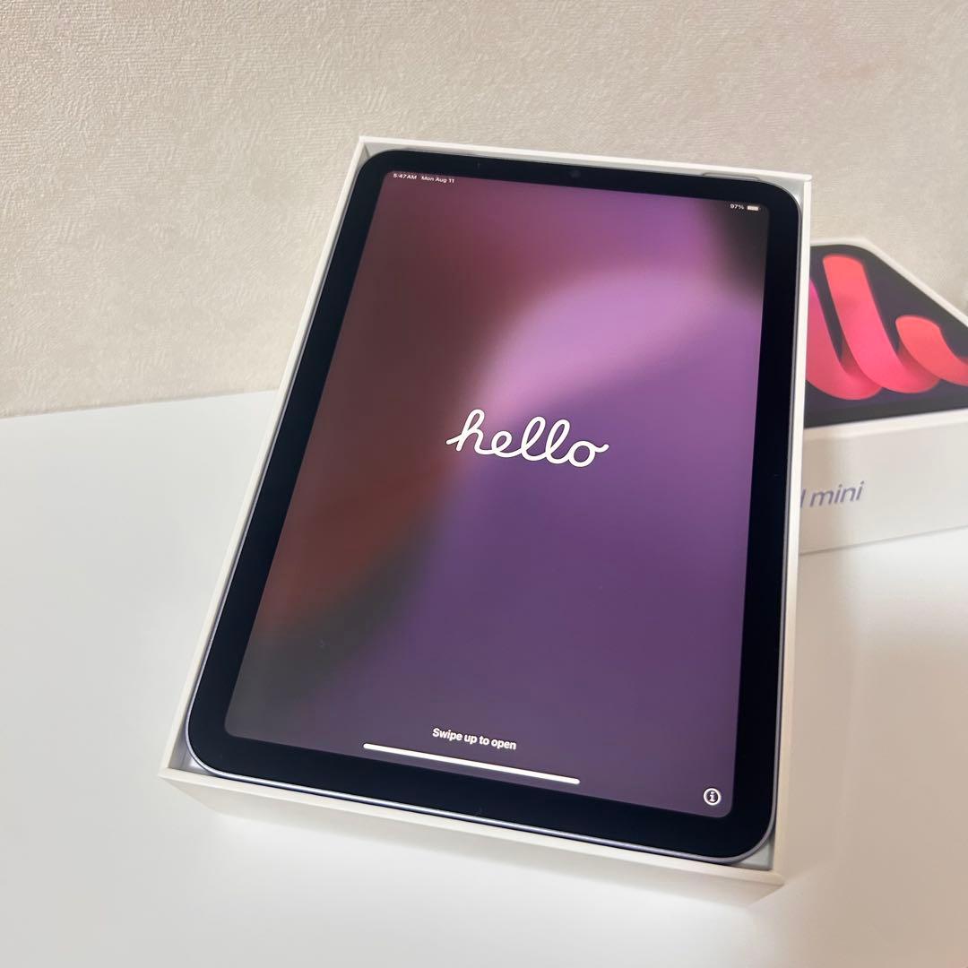 美品　iPad mini 第６世代 Wi-Fi 64GB パープル
