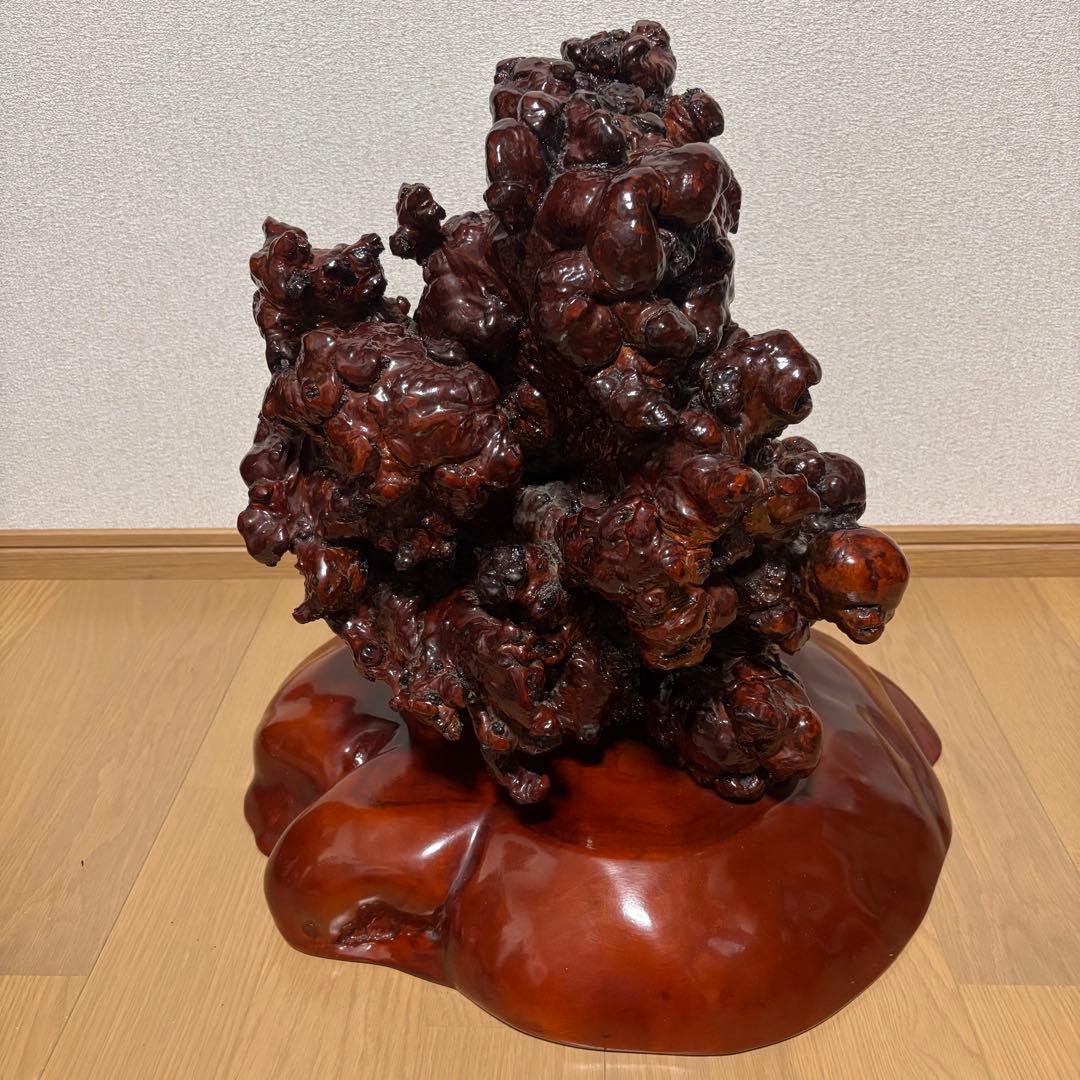木の瘤　オブジェ　置物　天然木　自然木　木瘤　レア物　異形　インテリア　和風