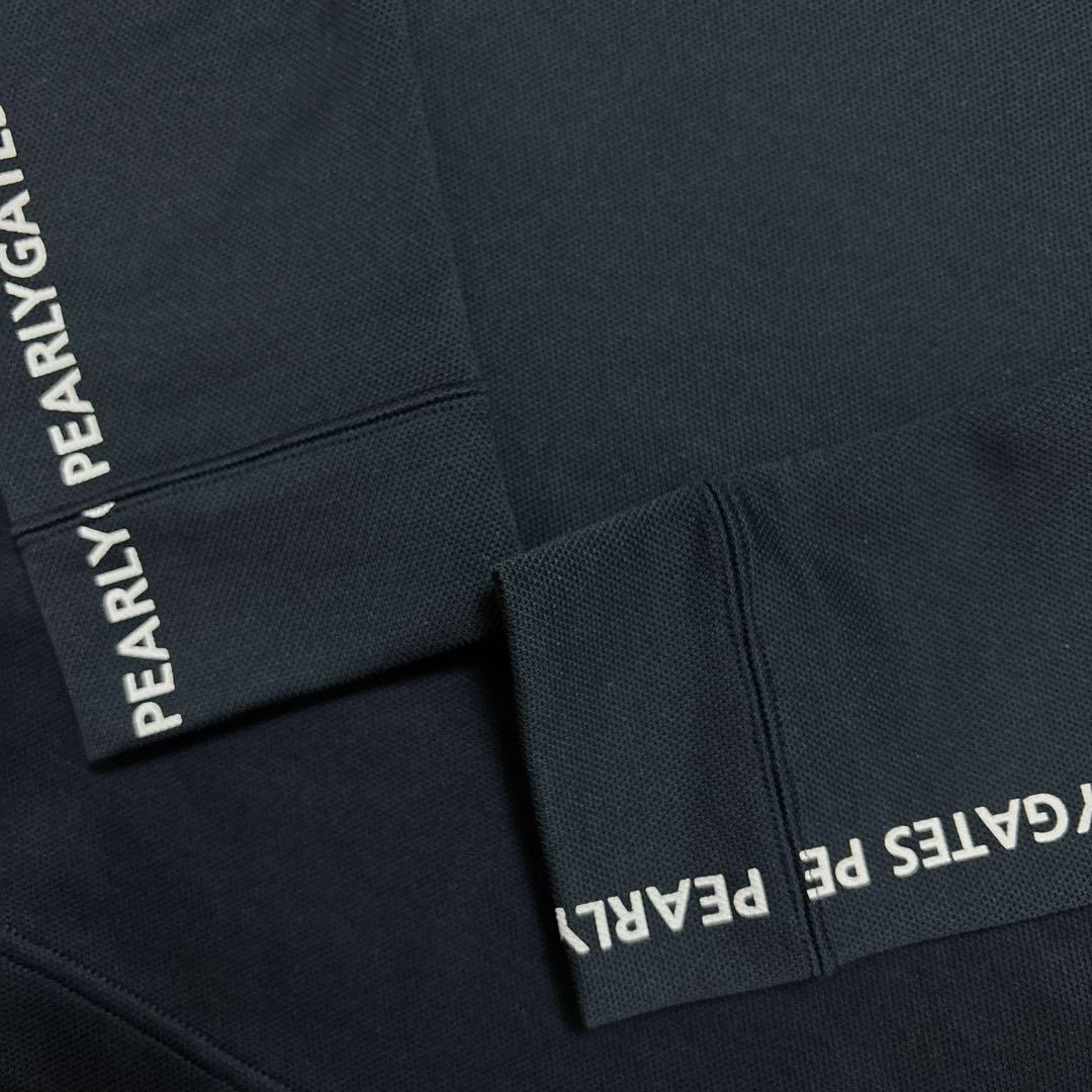 パーリーゲイツ★中厚手ストレッチ★ロゴ多め★モックネック【メンズ サイズ5（L】