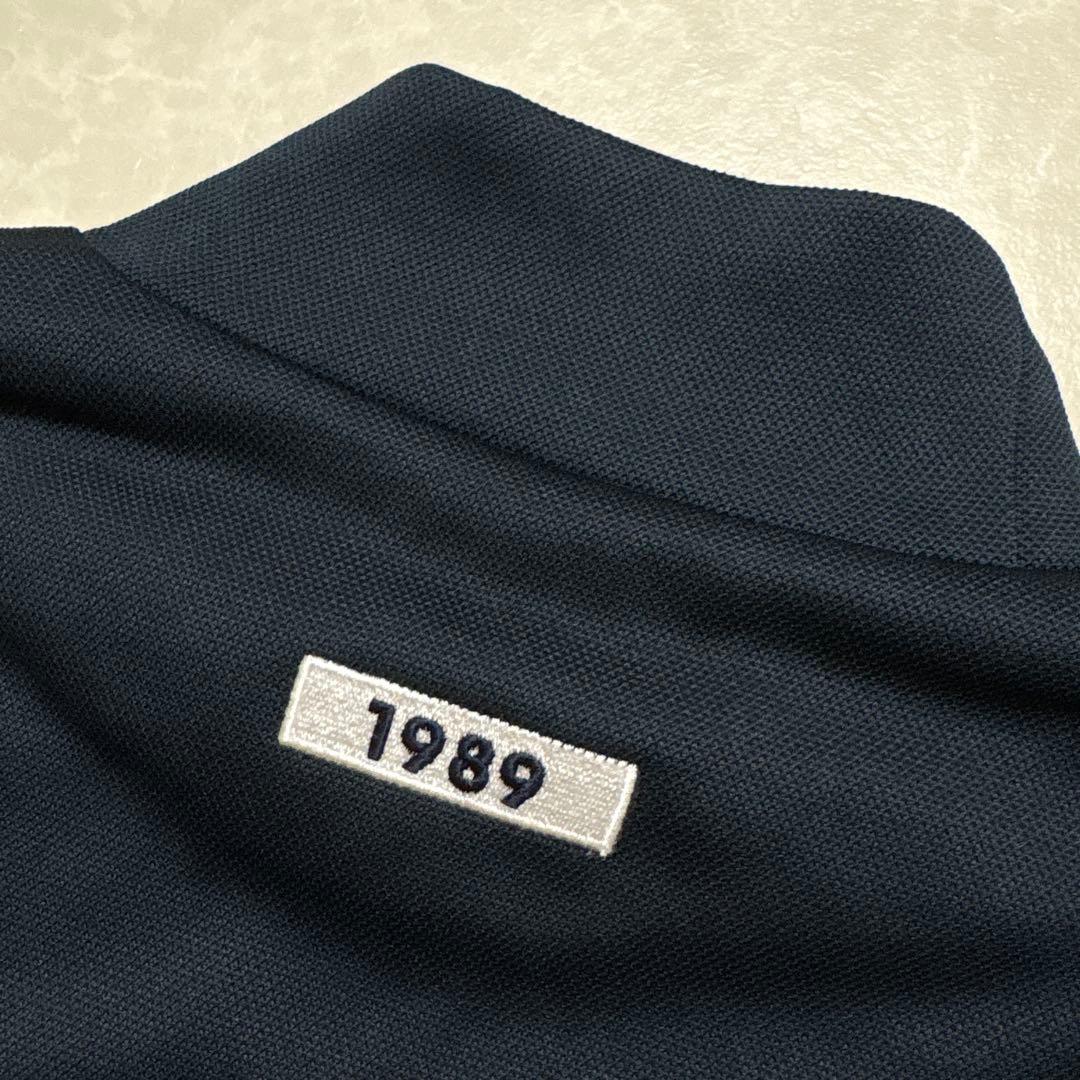 パーリーゲイツ★中厚手ストレッチ★ロゴ多め★モックネック【メンズ サイズ5（L】