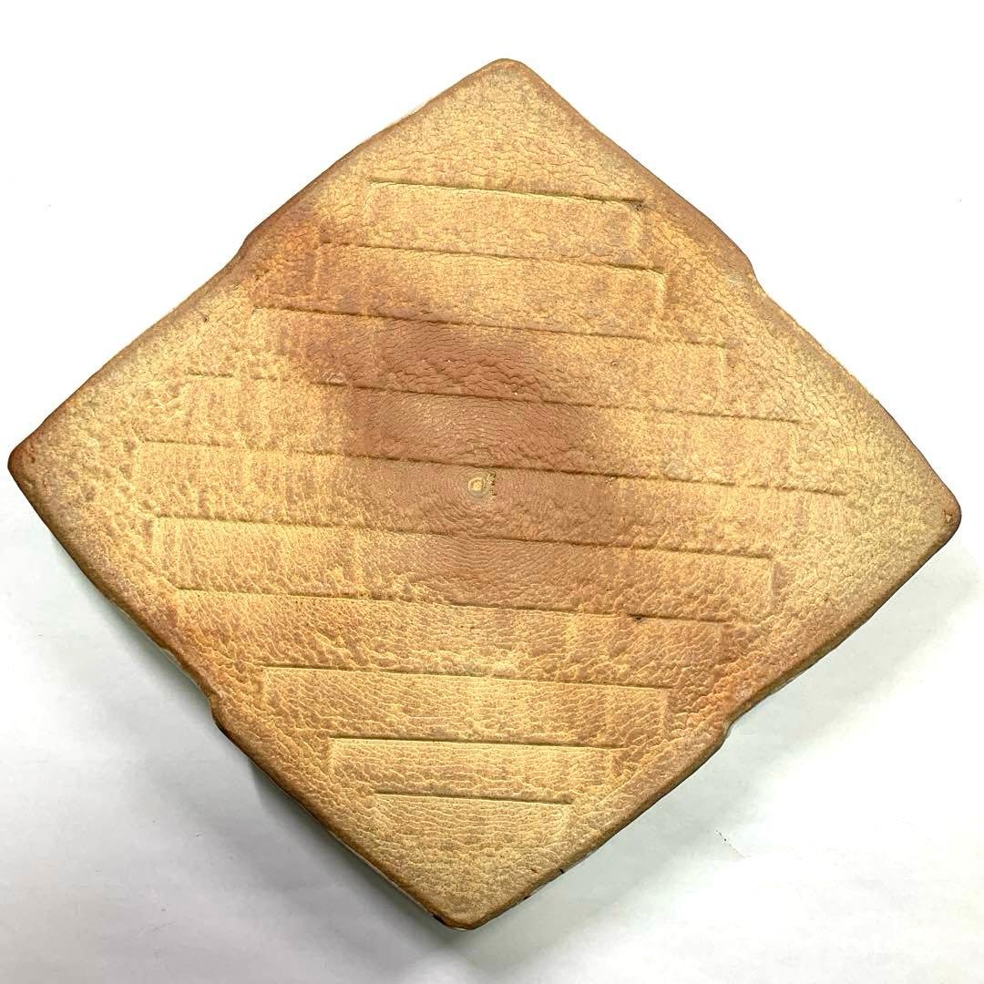 【新品未使用】　たち吉　市松　大皿　瀬戸焼 織部　菱形 角皿　5枚セット