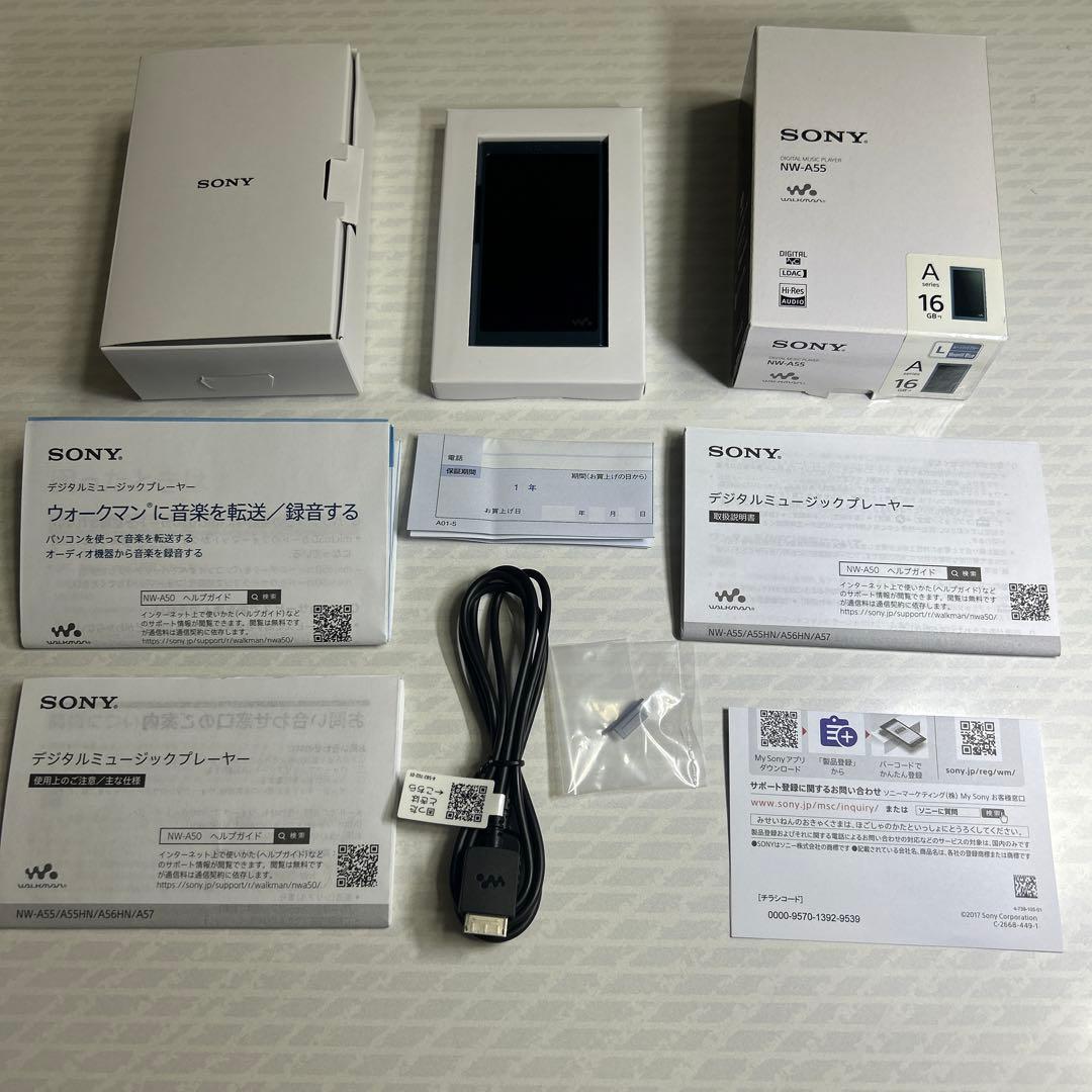 美品　付属品完備　SONYウォークマン NW-A55 16GB