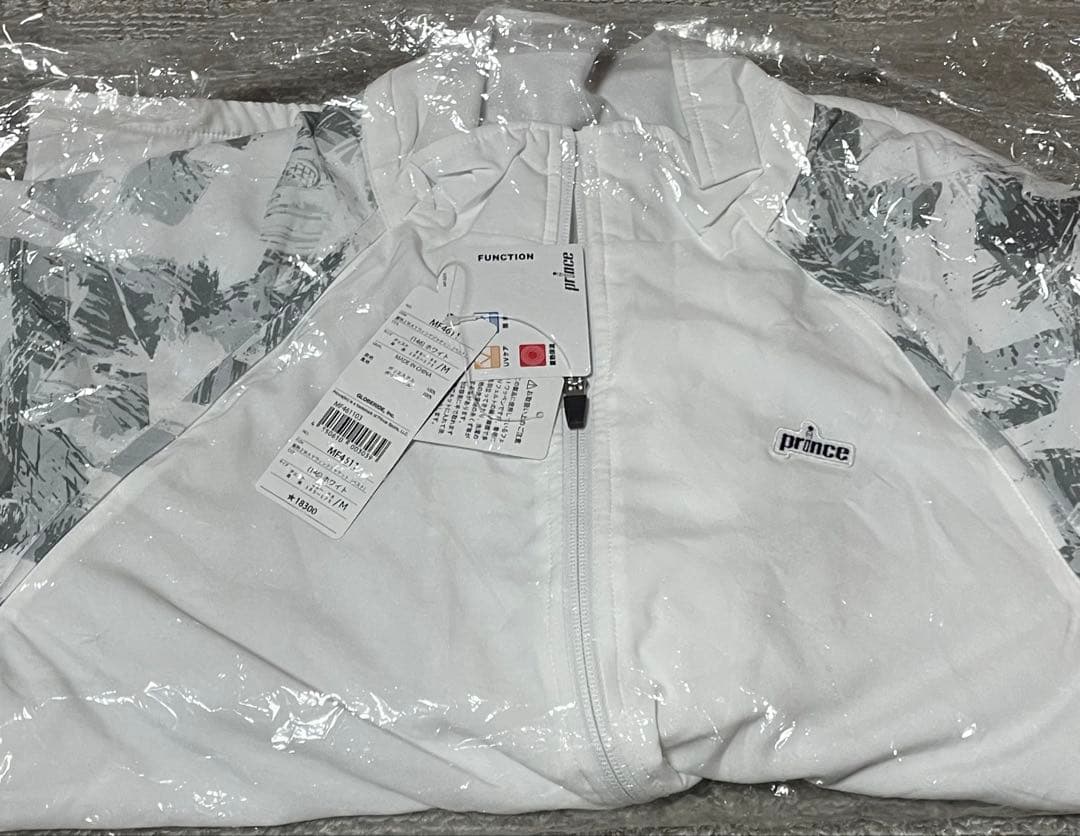 プリンス テニスウェア 上下セット蓄熱２WAYウィンドジャケット ウインドパンツ