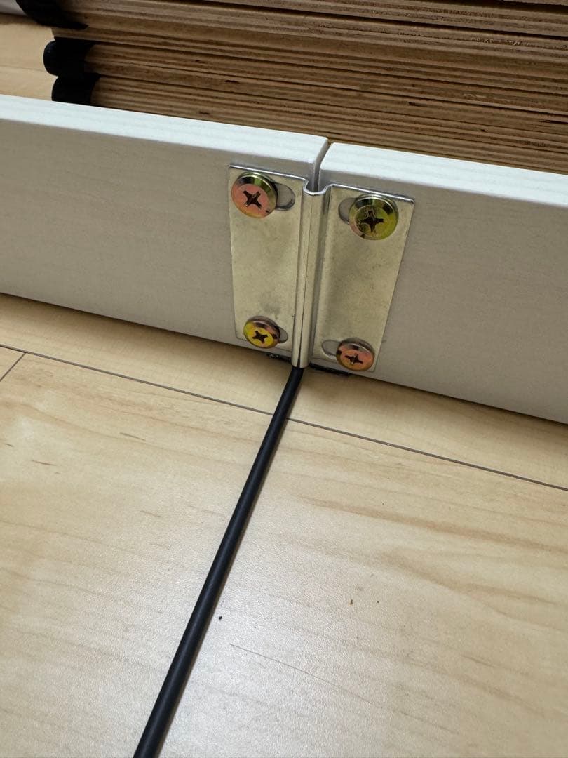 ローベッドフレーム セミダブル ホワイト