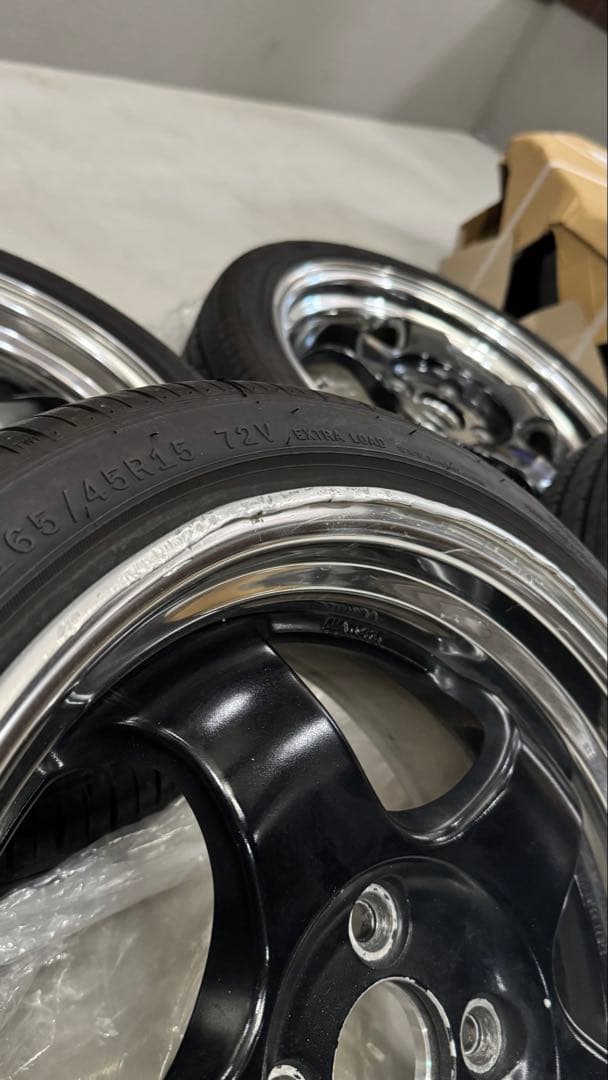 15インチ ホイールセット 廃盤ワークマイスターs1