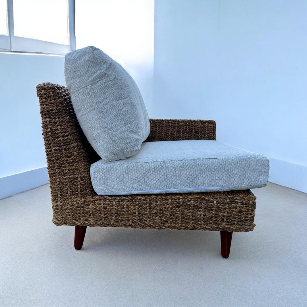 送料無料【新品】アジアン テイスト アバカ　肩肘 ソファ アウトレット