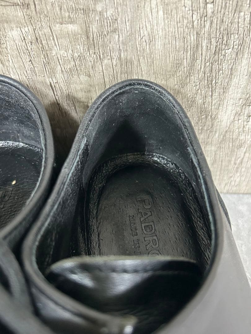 PADRONE パドローネ チロリアンシューズ チャンキーソール 42 黒