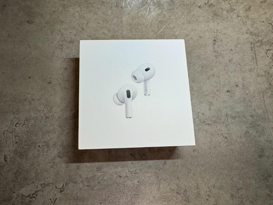 【美品】AirPodsPro2 ホワイト 充電ケース付き