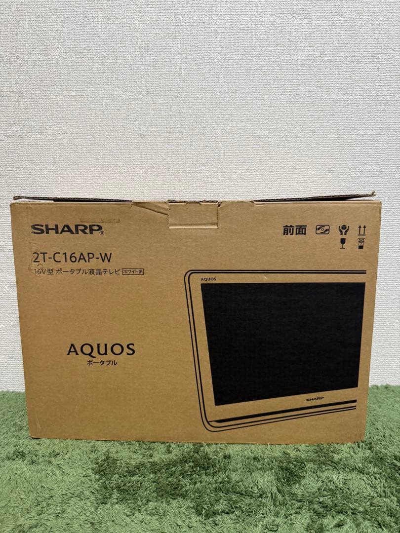 Sharp シャープ 2T-C16AP-B アクオス ポータブル液晶テレビ　防水