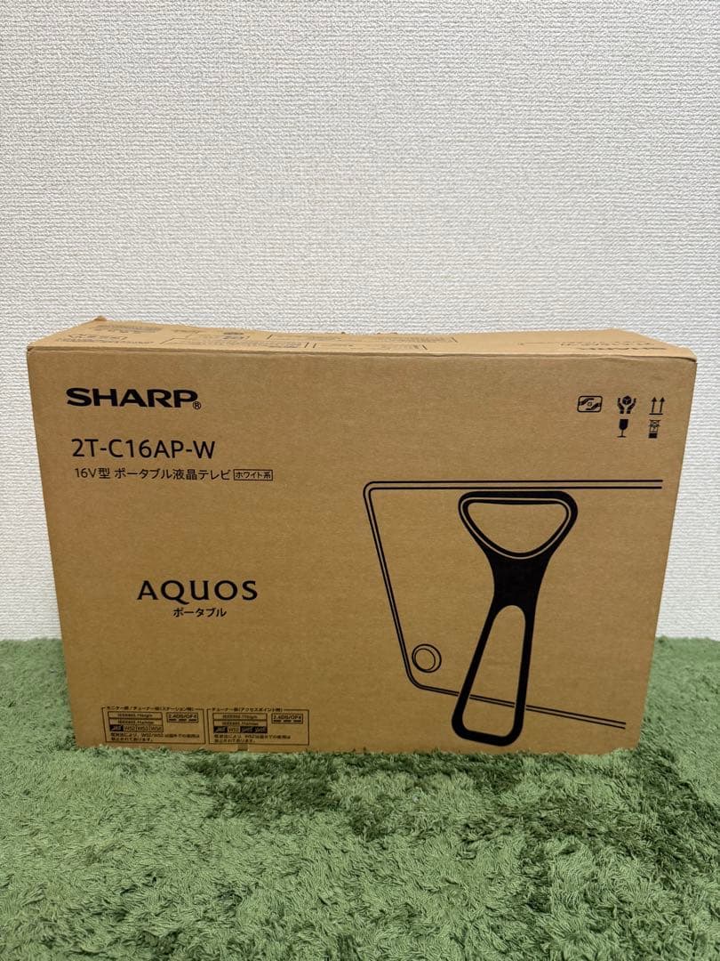 Sharp シャープ 2T-C16AP-B アクオス ポータブル液晶テレビ　防水
