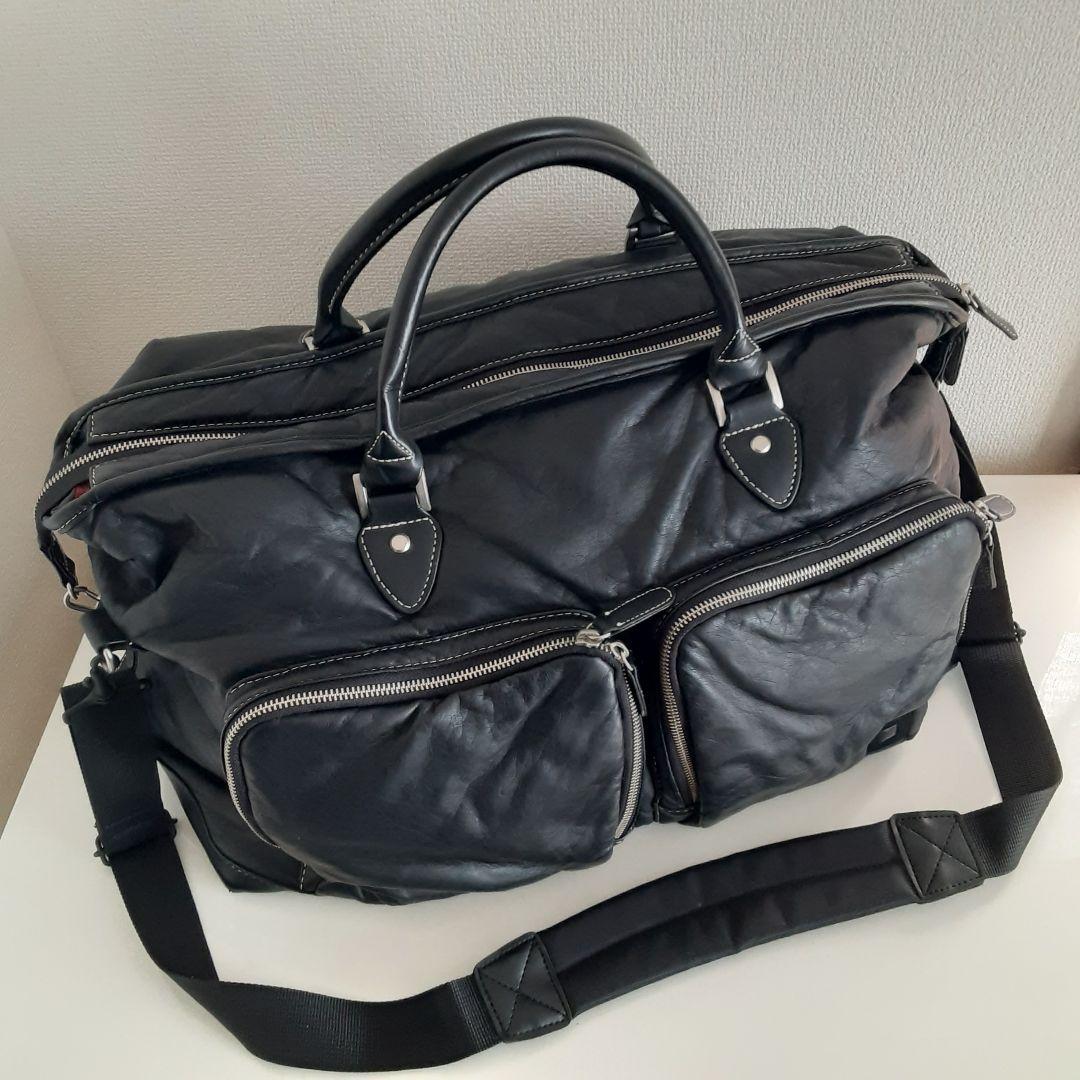 ONOFF オノフ ラムレザー調ボストンバッグ ゴルフバッグ