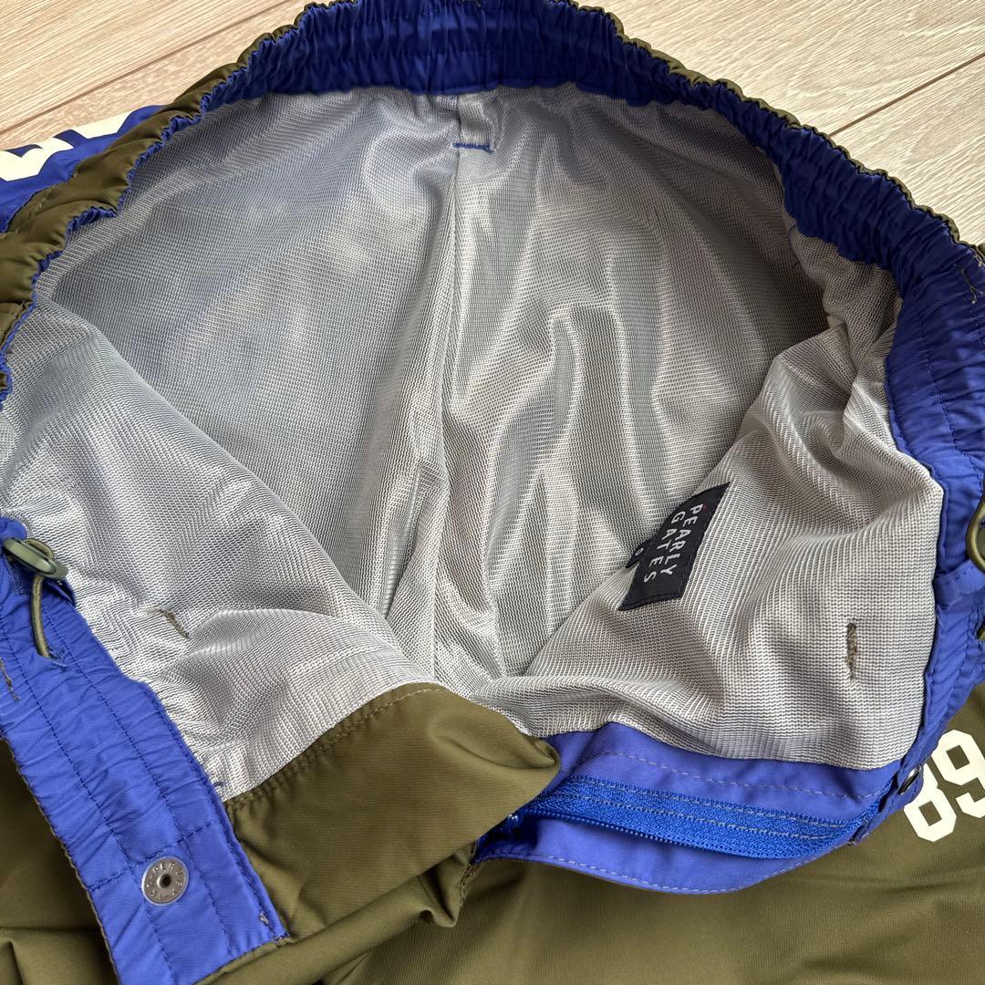 パーリーゲイツPEARLY GATES 蓄熱 保温 防風パンツ カーキ 0(S)