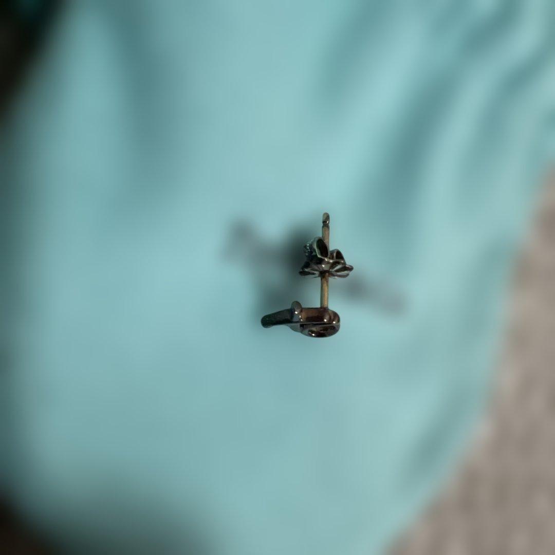 Tiffany ピアス　ラブ&キス　シルバー