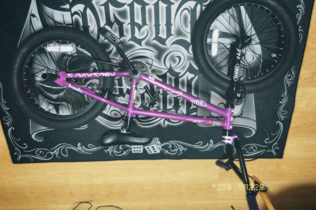 Dyc BMX バイク パープル 18インチ