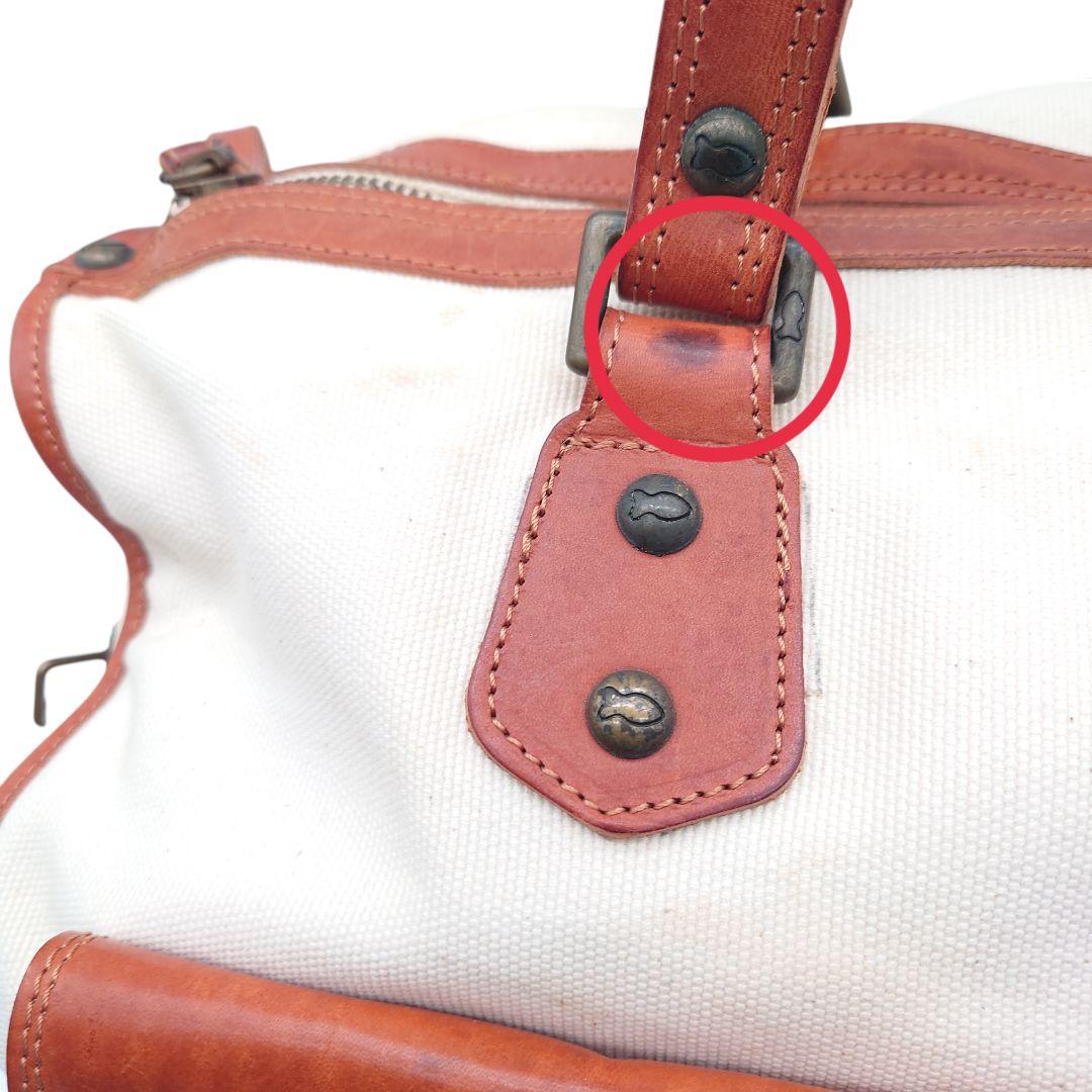 CAMPOMAGGI　カンポマッジ　キャンバス　レザーショルダー　バッグ　大容量