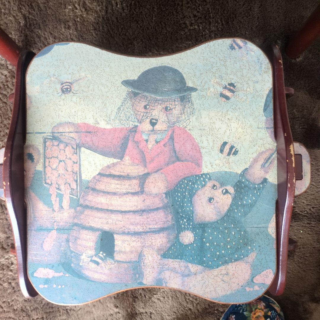 机　椅子　テディベアー　カントリー