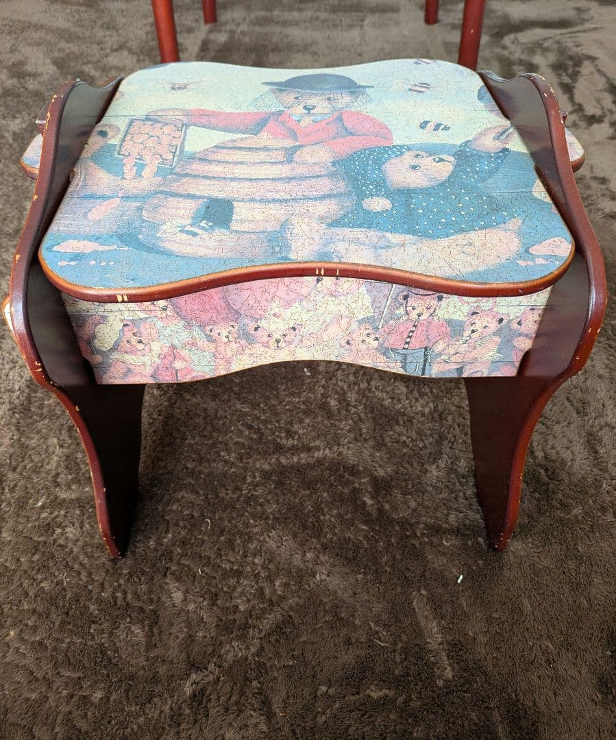 机　椅子　テディベアー　カントリー