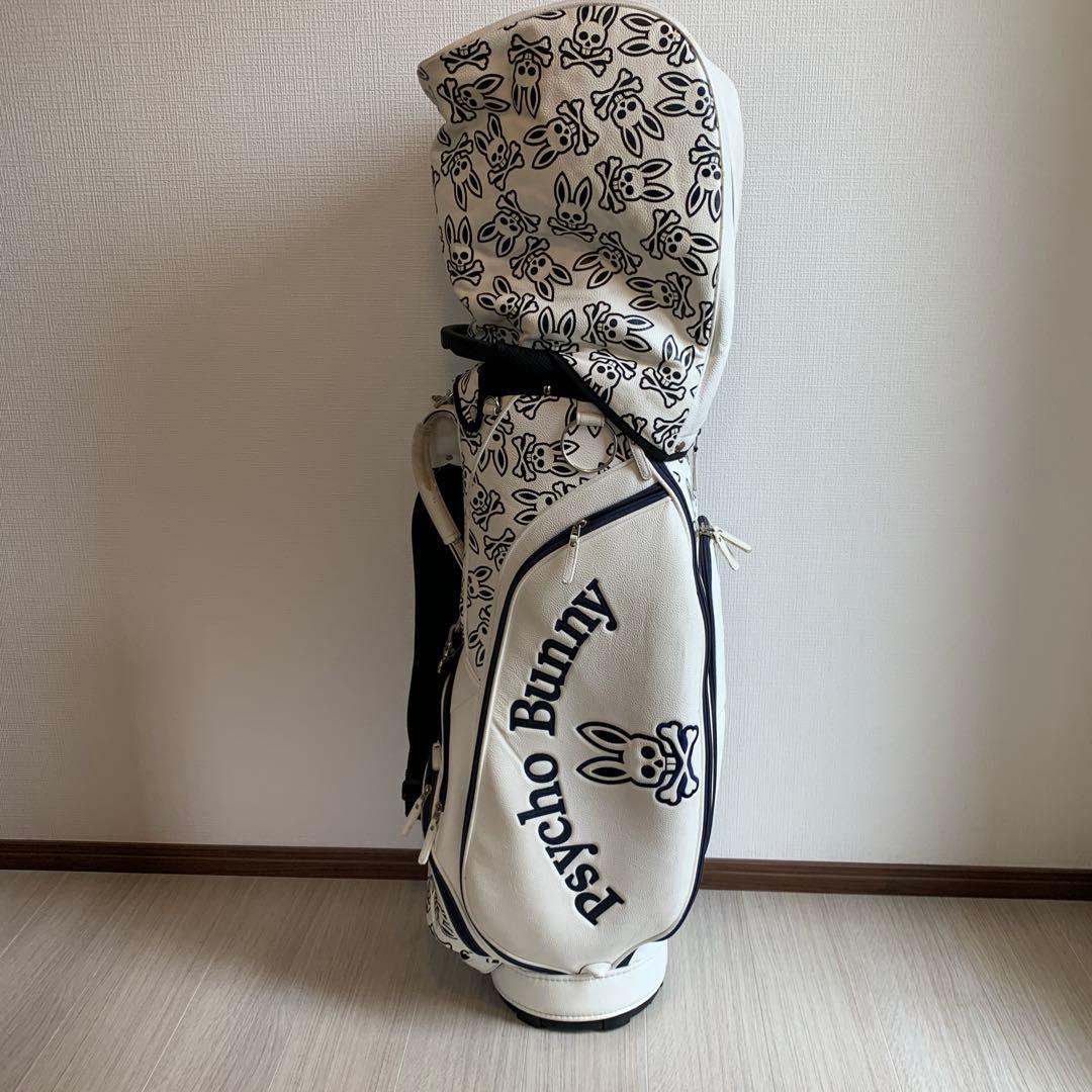 Psycho Bunny キャディバッグ ホワイト