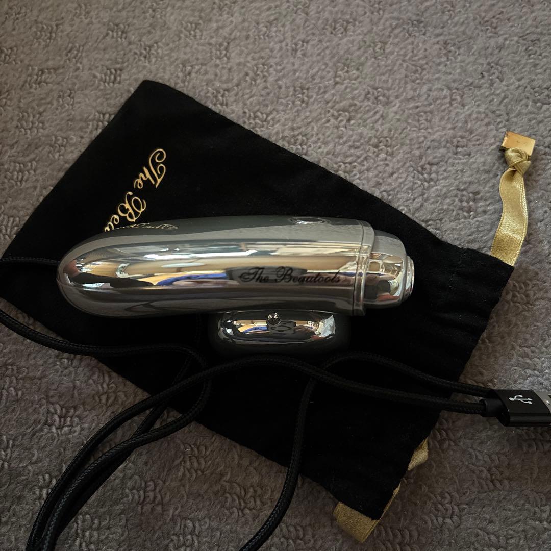 EMS複合美顔器 リフトアップ フェイス・マッサージ シルバー