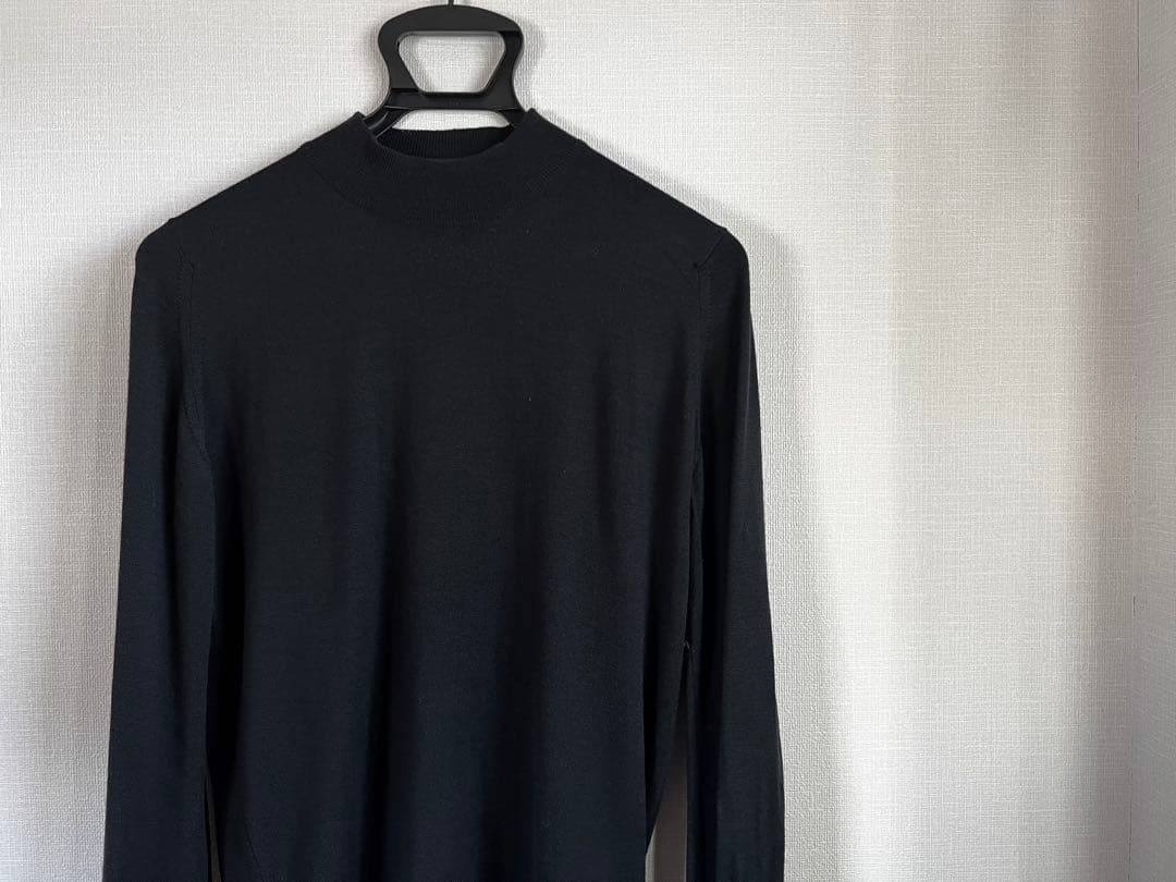 5.3万試着★JOHN SMEDLEY ジョンスメドレー モックネックニットS