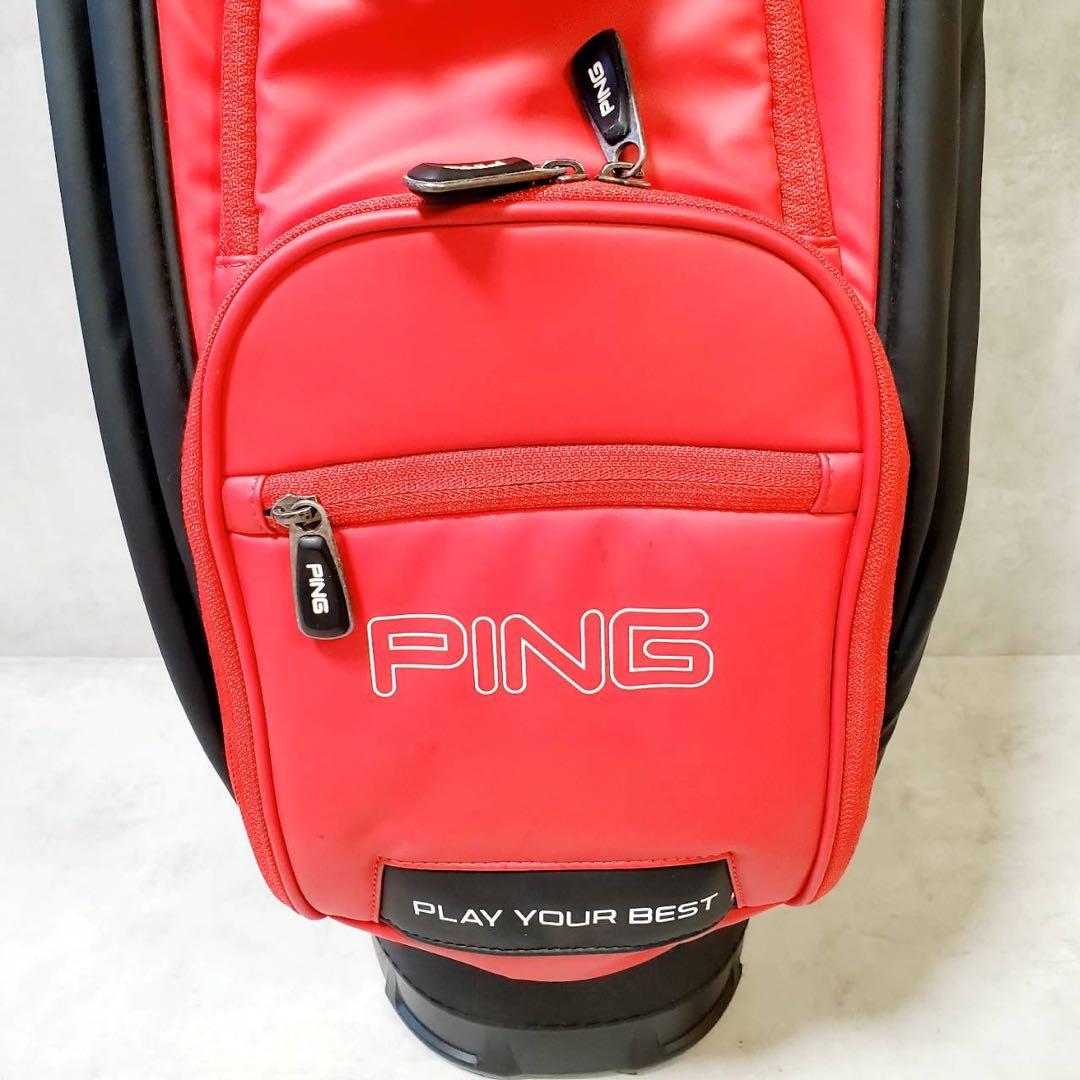 【美品】PING ピン キャディバッグ ゴルフバッグ 9.5型 5分割