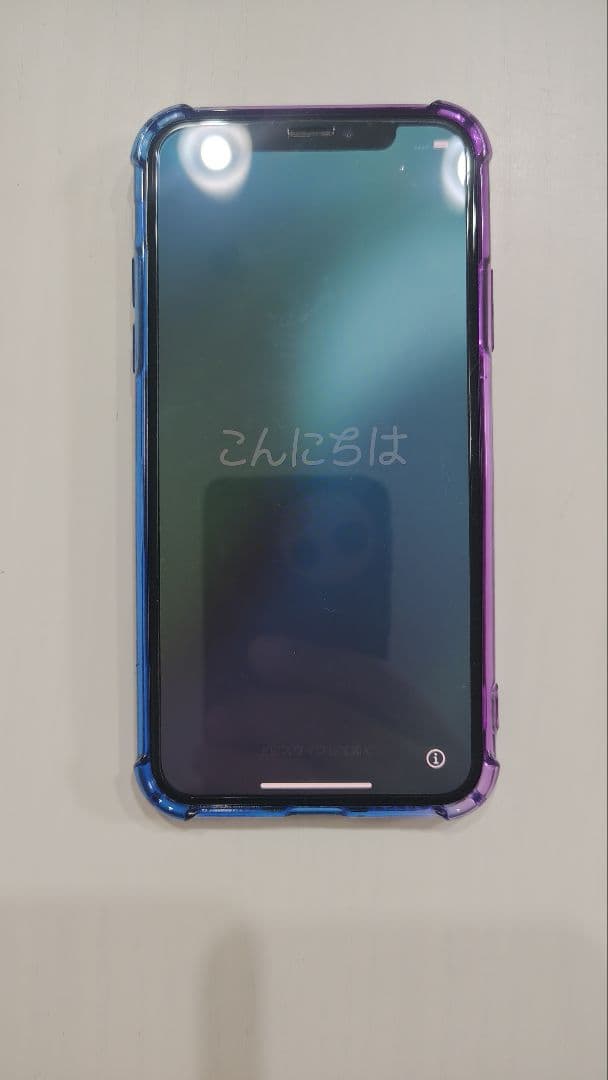 Apple iPhone XS スペースグレー ケース付き