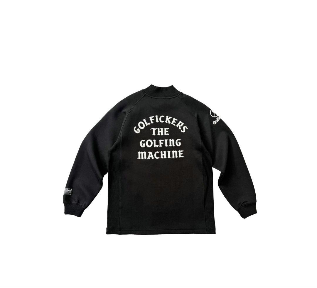 新品　最新作　Sports Mix Mock Neck -Black-