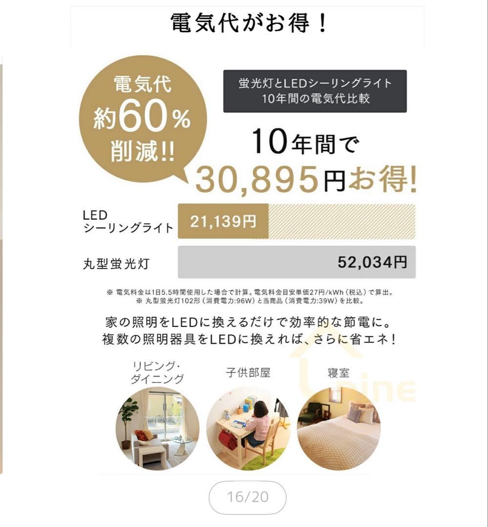 レア！　北欧　花型　シーリングライト ホワイト 未使用