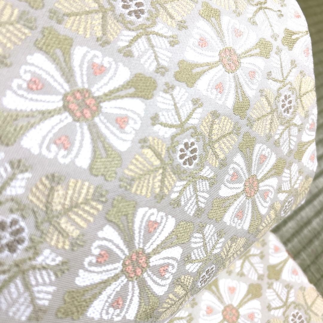 正絹　袋帯《花紋様》