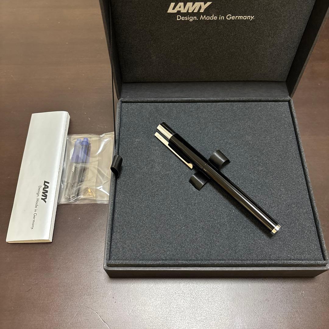 LAMY ラミー スカラ 万年筆 ピアノブラック EF 極細