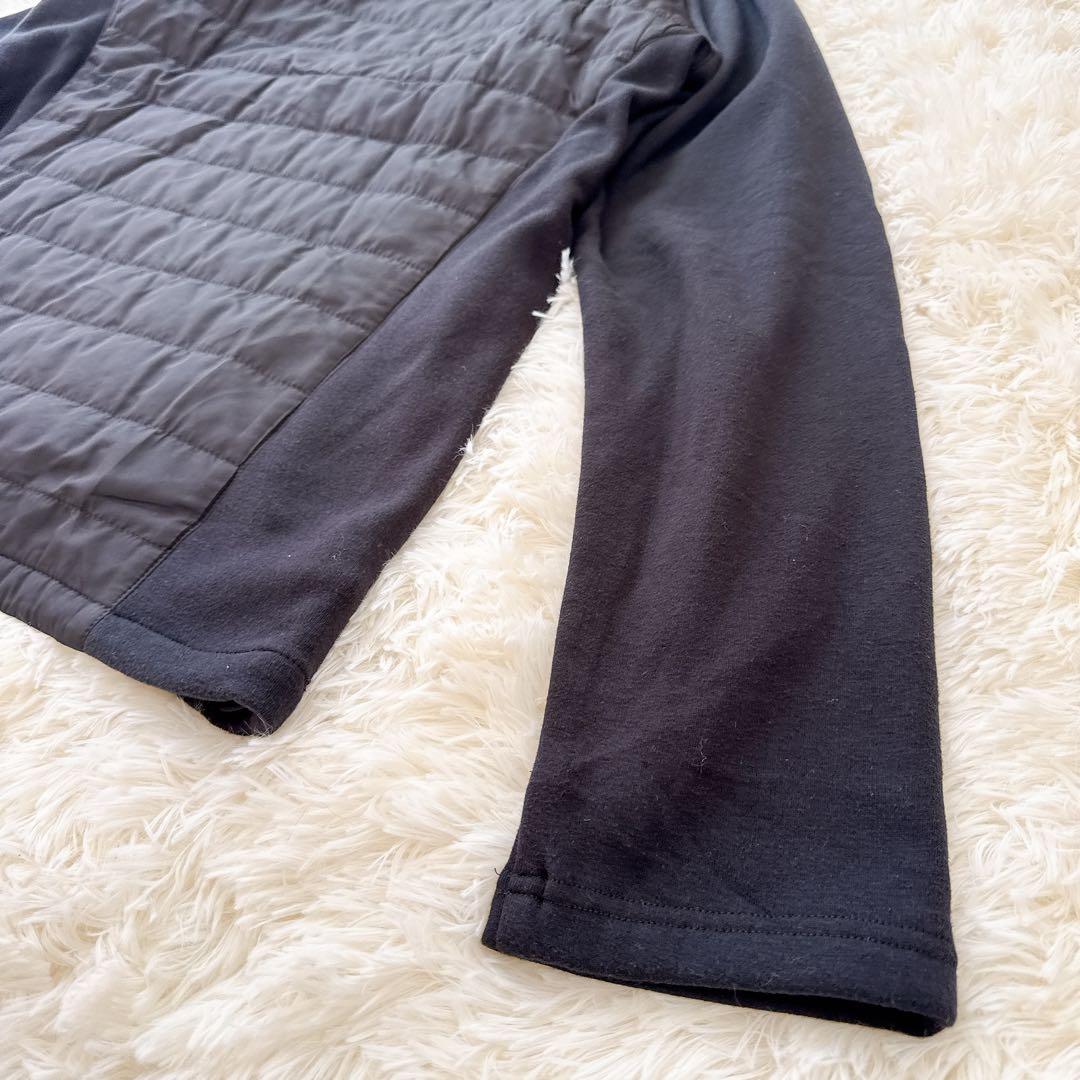 フィラゴルフ 切替 ブルゾン 中綿 ジャケット メンズ LLサイズ ブラック