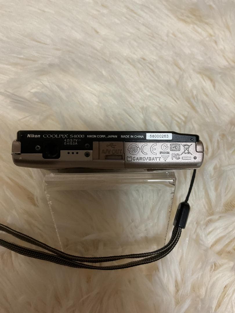 【簡易動作確認済】Nikon デジカメ COOLPIX S4000 ゴールド