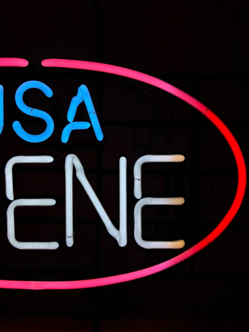 ネオンサイン　USA SCENE