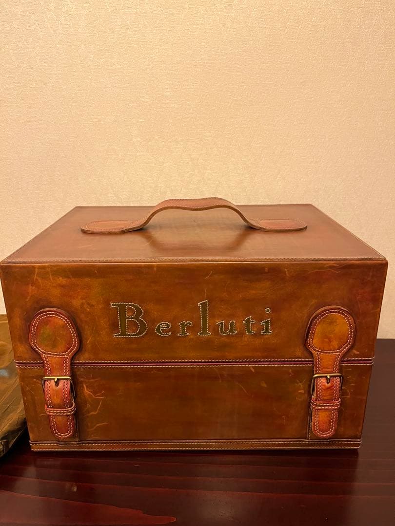 【希少】ベルルッティ　シューズケアボックス　アンティーク　　トランクケース