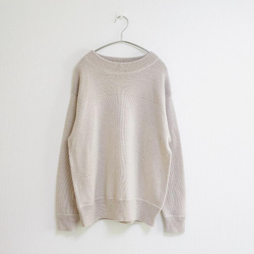 2023 MHL. DRY DENSE WOOL　ニット　M 　アイボリー　美品
