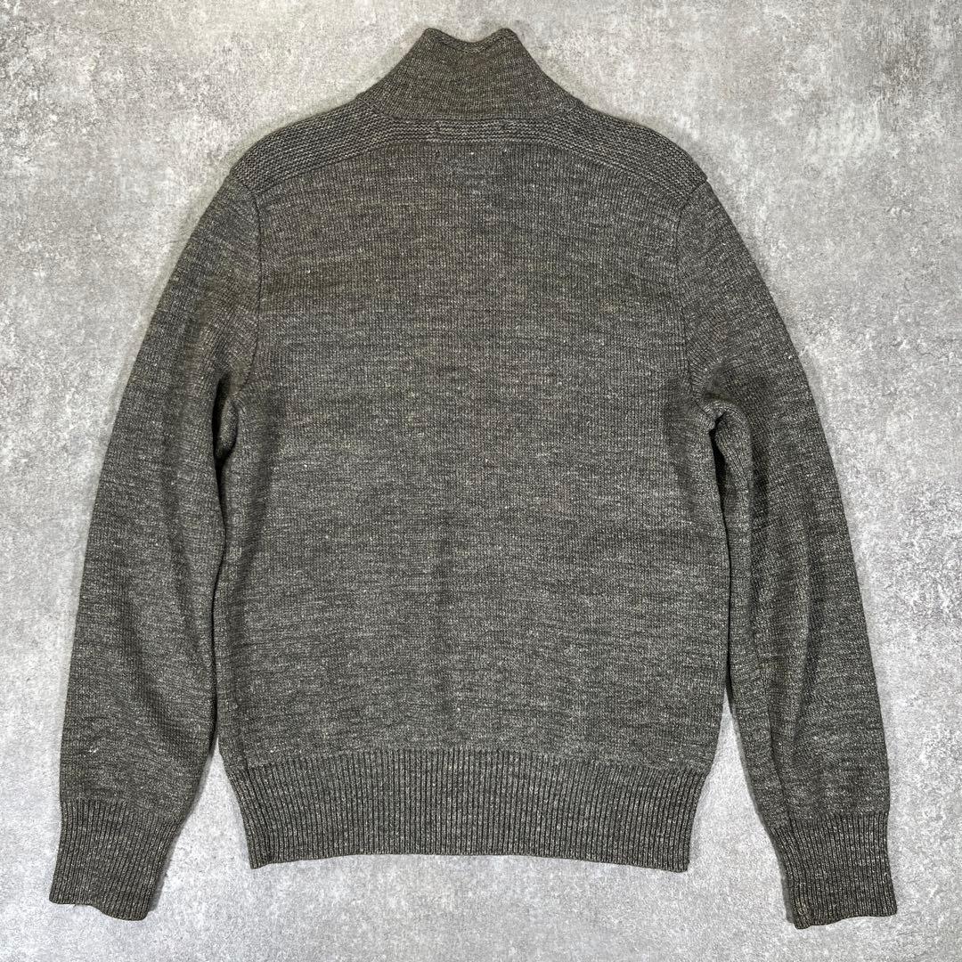 RRL ドライバーズニット　アルパカ　リネン　S グレー　ヴィンテージモデル