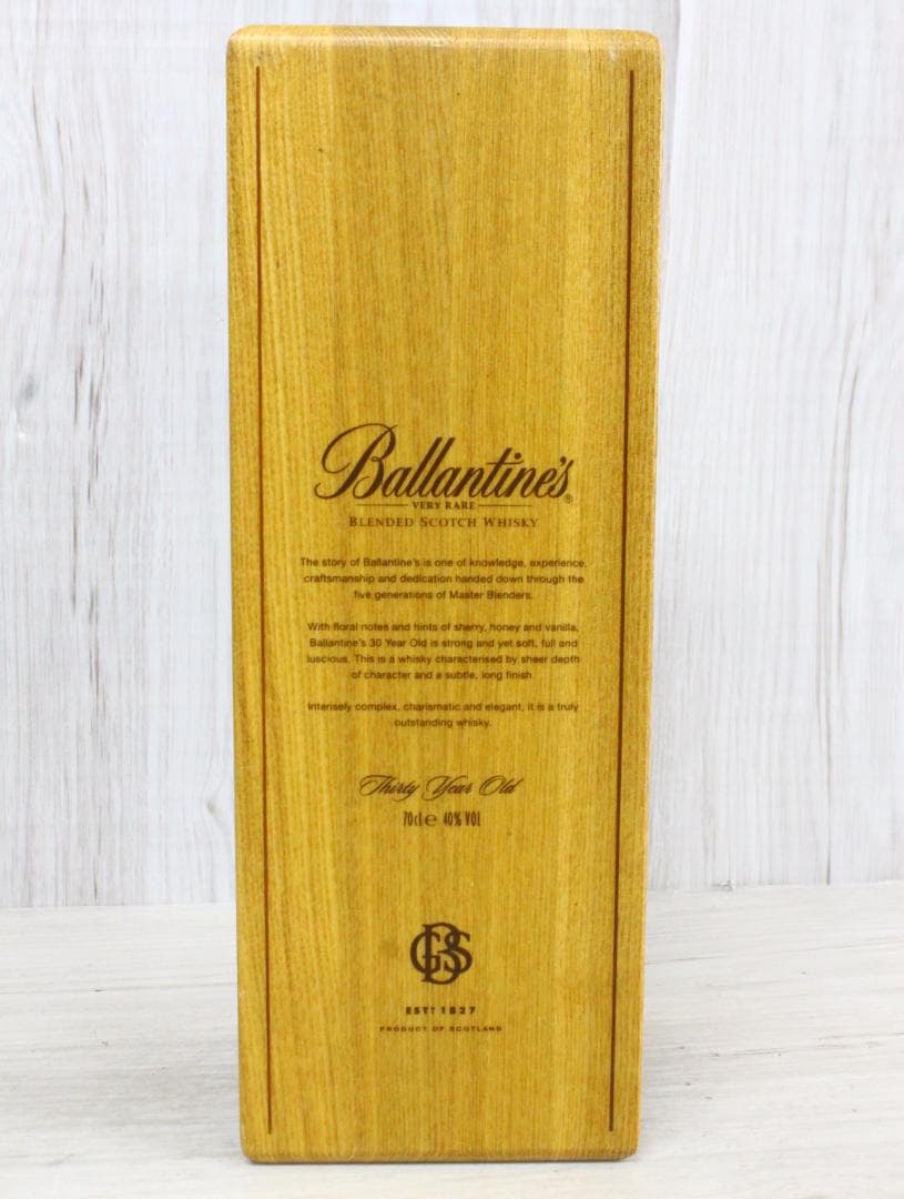 ▲未開栓/箱入り バランタイン Ballantine’s 30年 スコッチ