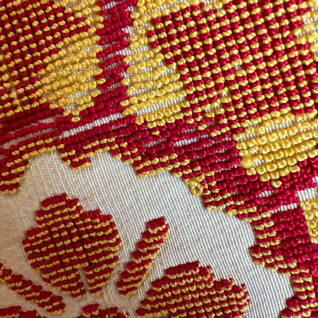 アンティーク　京袋帯　相良刺繍　正倉院　美品　レア