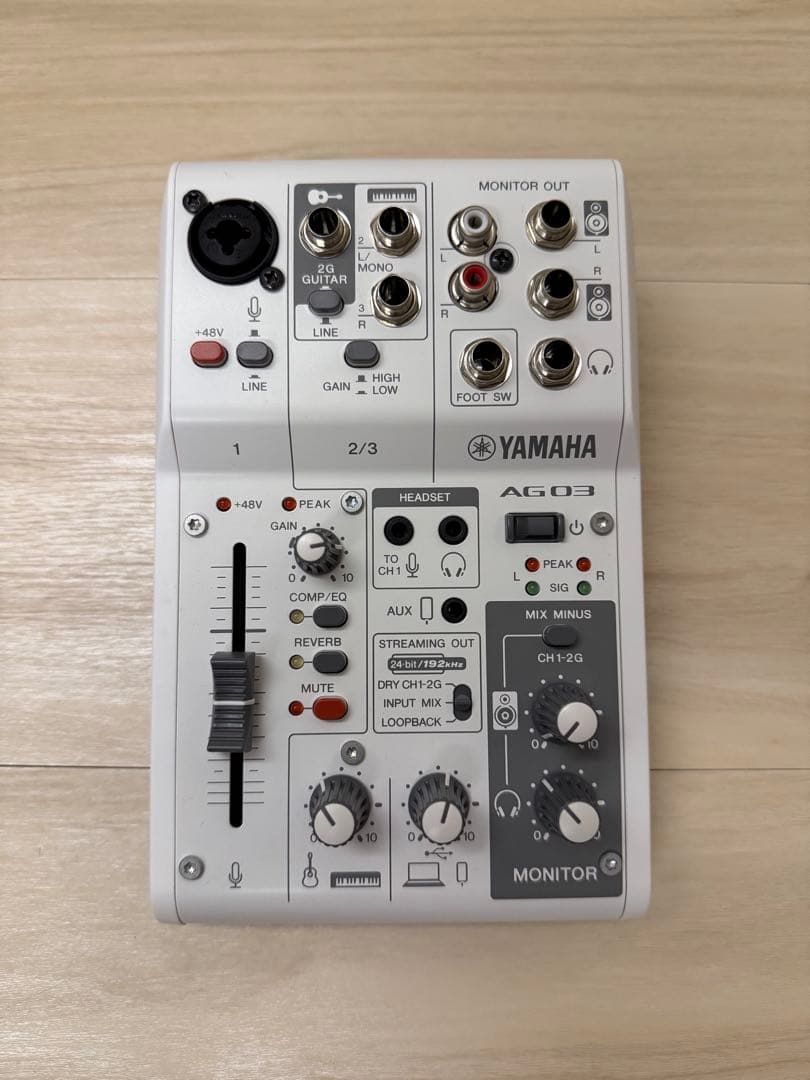 【本日のみの値下げ価格！】YAMAHA AG03 MK2 ミキサー
