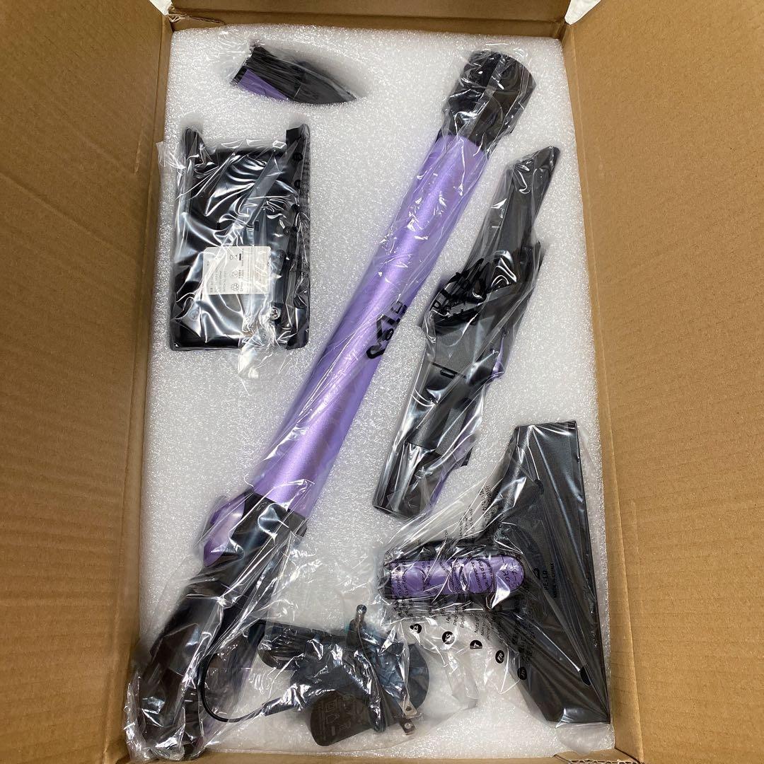 掃除機 コードレス 超強力吸引 自立式 LEDライト 液晶ディスプレイ 2WAY