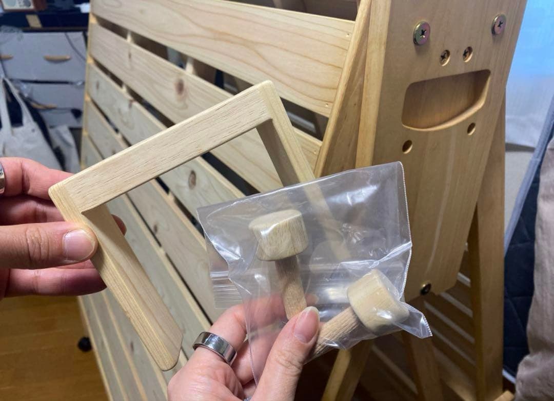 【みーちゃん】折りたたみベッド