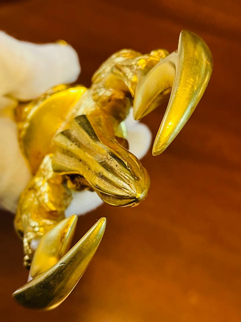 新品 未使用 法具 24金張 三鈷杵 ヴァジュラ 特大 サイズ約23㎝