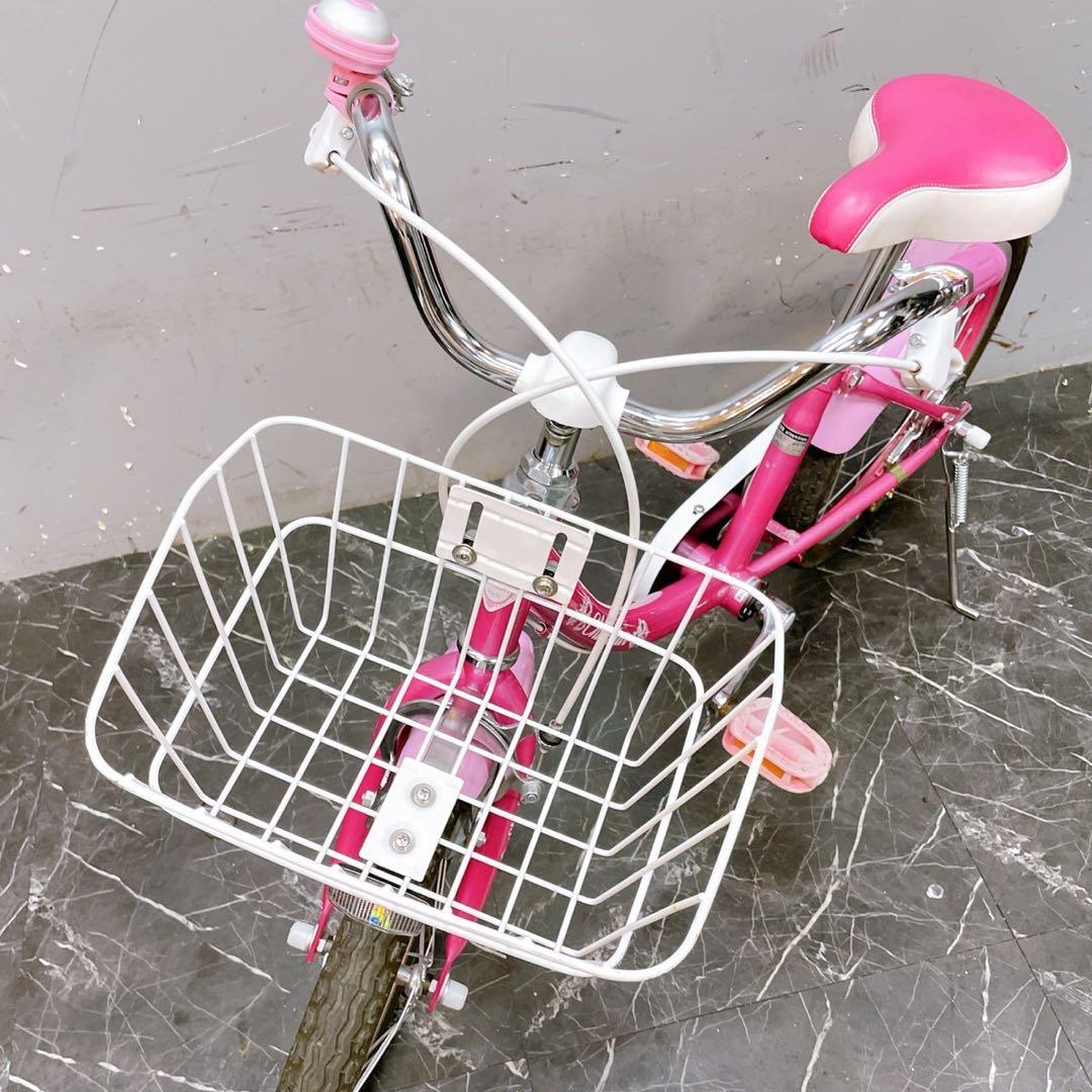 【912】《関西 引き取り》子供用自転車 Chan Star ピンク シングル